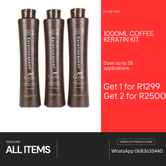 1000ml Keratine queen coffee keratin kit